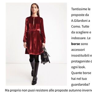 RED VALENTINO
Shirred velvet mini dress Size 40 IT